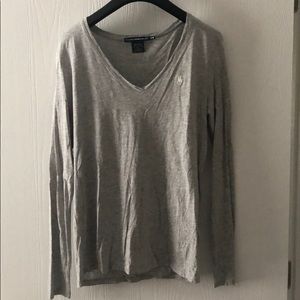 Polo long sleeve v neck